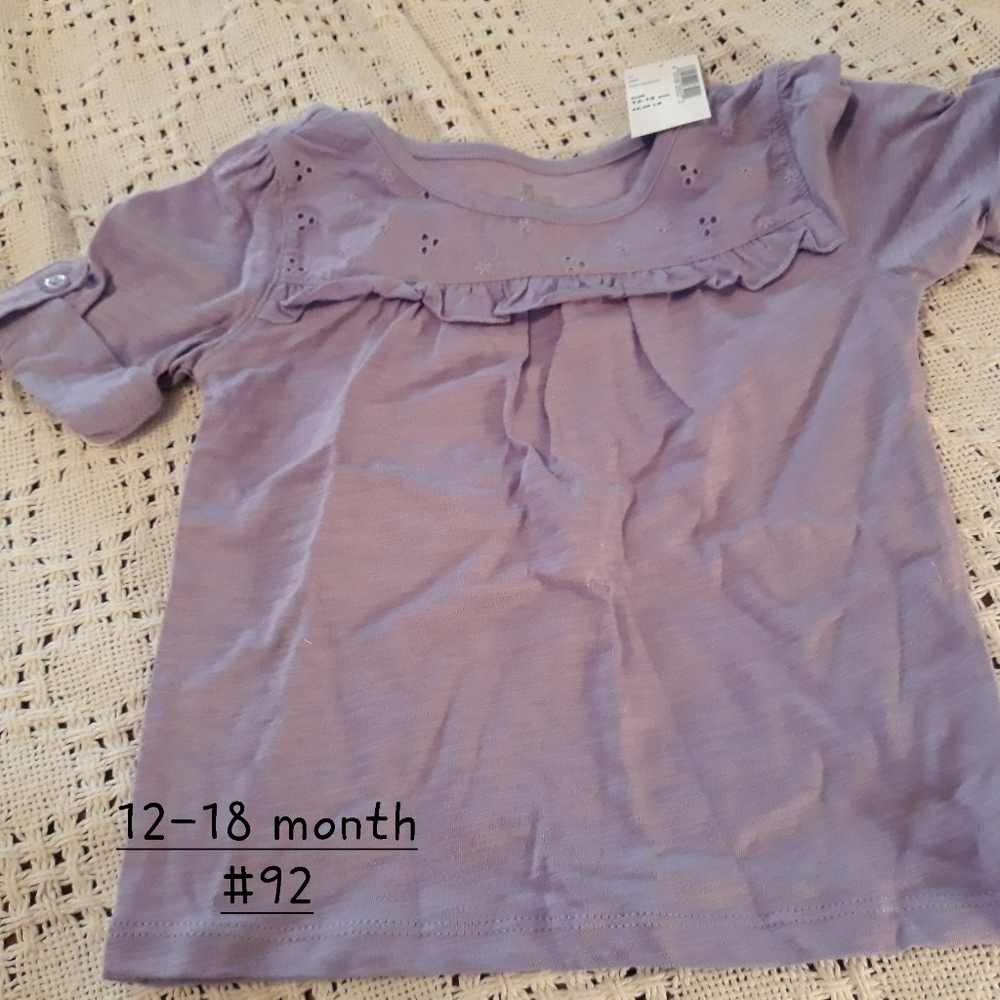 12-18 month purple blouse